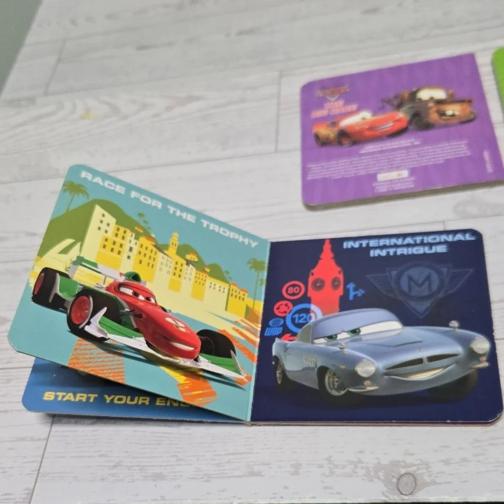 Disney Pixar Cars Board Book Set of 4 Lightning McQueen Mater Bendon Publishing